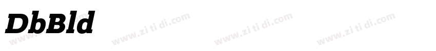 DOb Bold字体转换